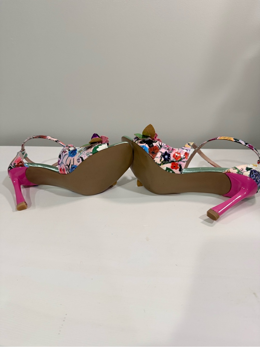 Betsy Johnson - Mikah Floral Multi-Color Strappy High-Heel Sandals for Women - Picture 4 of 6